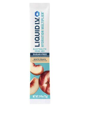 Hydration Electrolyte Drink Mix, Sugar-Free, White Peach, 0.45 Oz, 10-Stick Pack
